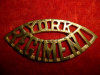 M108 - The York Regiment Brass Shoulder Title